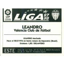 Leandro Valencia Ediciones Este 1997-98