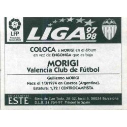 Morigi Valencia Coloca Ediciones Este 1997-98