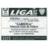 Carioca Valencia Coloca Ediciones Este 1997-98