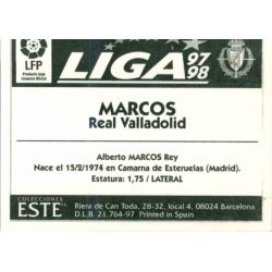 Marcos Valladolid Ediciones Este 1997-98