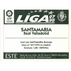 Santamaría Valladolid Ediciones Este 1997-98