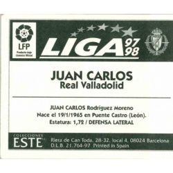 Juan Carlos Valladolid Ediciones Este 1997-98