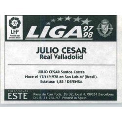 Julio César Valladolid Ediciones Este 1997-98