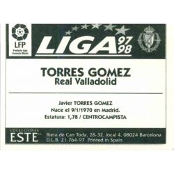 Torres Gómez Valladolid Ediciones Este 1997-98