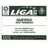 Quevedo Valladolid Ediciones Este 1997-98