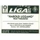 Harold Lozano Valladolid Ediciones Este 1997-98