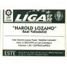 Harold Lozano Valladolid Ediciones Este 1997-98
