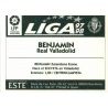 Benjamín Valladolid Ediciones Este 1997-98