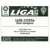 Luis Costa Zaragoza Ediciones Este 1997-98
