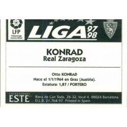 Konrad Zaragoza Ediciones Este 1997-98