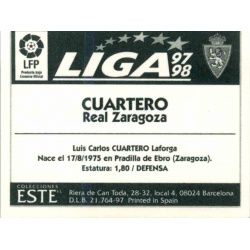 Cuartero Zaragoza Ediciones Este 1997-98