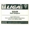 Soler Zaragoza Baja Ediciones Este 1997-98