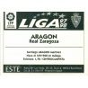 Aragón Zaragoza Ediciones Este 1997-98