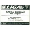 García Sanjuán Zaragoza Ediciones Este 1997-98