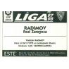 Radimov Zaragoza Baja Ediciones Este 1997-98