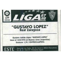 Gustavo López Zaragoza Ediciones Este 1997-98