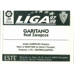 Garitano Zaragoza Ediciones Este 1997-98