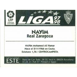 Nayim Zaragoza Baja Ediciones Este 1997-98
