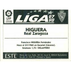 Higuera Zaragoza Ediciones Este 1997-98