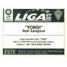 Yordi Zaragoza Ediciones Este 1997-98