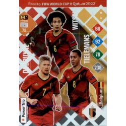 De Bruyne / Tielemans / Witsel Power Trio Belgium 78