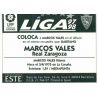 Marcos Vales Zaragoza Coloca Ediciones Este 1997-98
