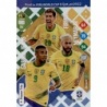 Soccer Trading Cards Gabriel Jesus / Firmino / Neymar Jr Brazil Adrenalyn XL Road To Fifa World Cup Qatar 2022 Panini