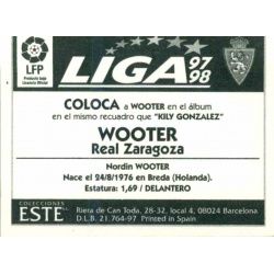Wooter Zaragoza Coloca Ediciones Este 1997-98