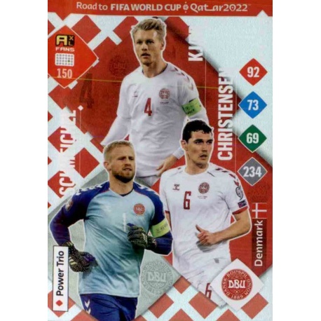 Schmeichel / Christensen / Kjær Power Trio Denmark 150
