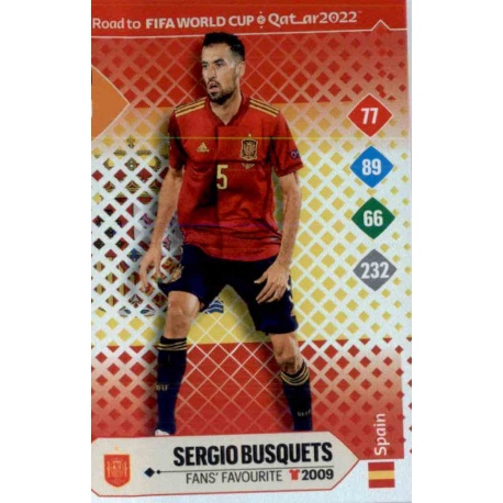 Sergio Busquets Fans' Favourite Spain 327