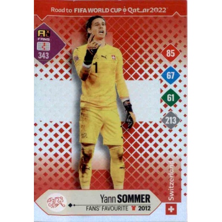 Yann Sommer Fans' Favourite Switzerland 343