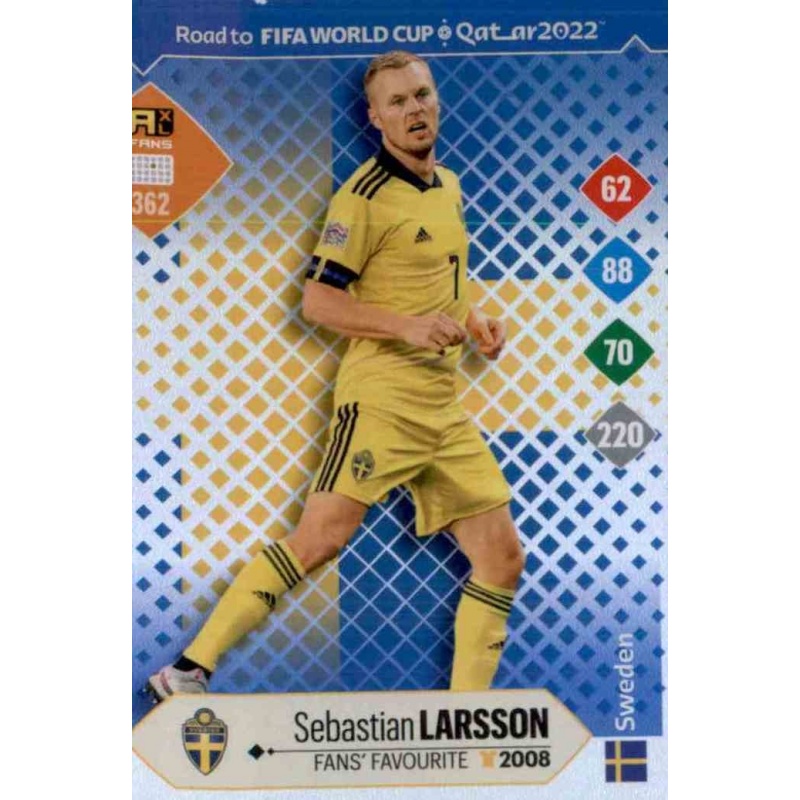 Soccer Trading Cards Sebastian Larsson Sweden Panini Adrenalyn Xl Road To Fifa World Cup Qatar 22