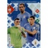 Sale Trading Cards Muslera / Godín / Giménez Uruguay Adrenalyn XL Road To Fifa World Cup Qatar 2022