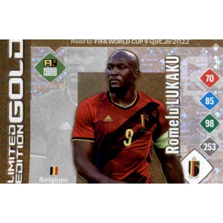 Romelu Lukaku Limited Edition Gold Belgica
