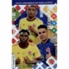 Trading Cards Zapata / Muriel / Falcao García Colombia Panini Adrenalyn XL Road To Fifa World Cup Qatar 2022