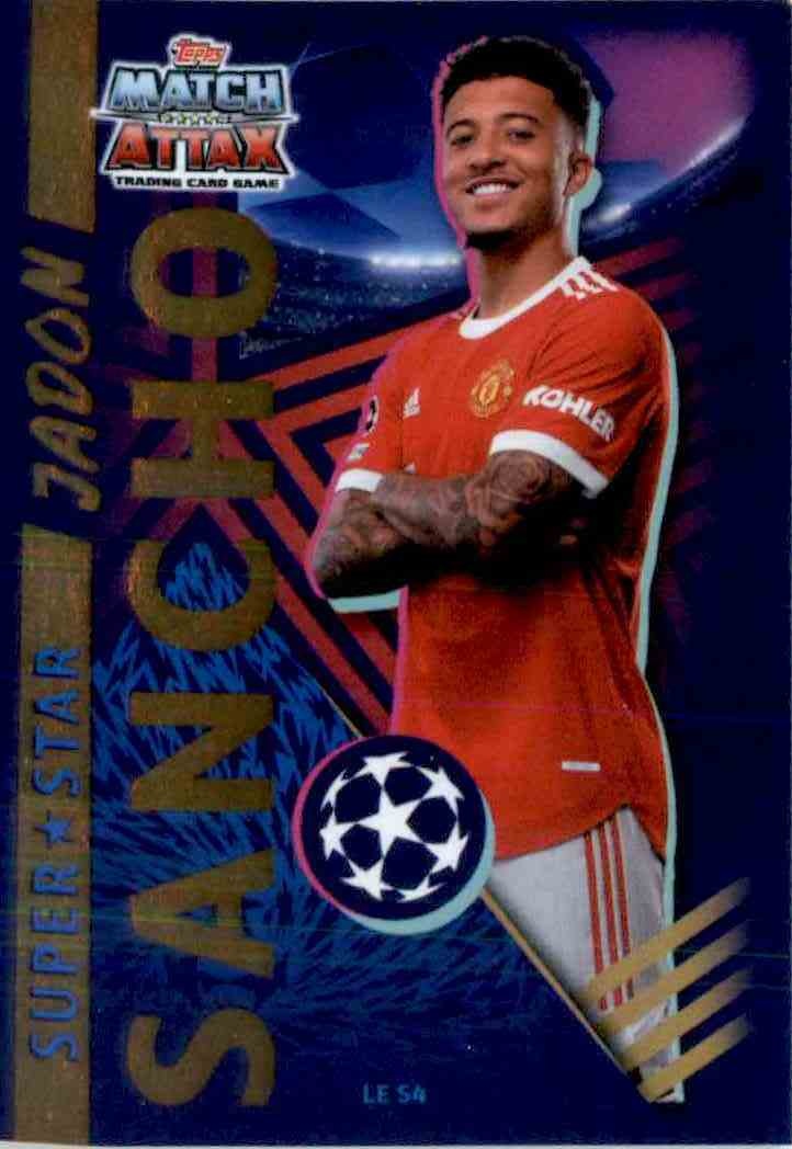 Trading Cards Jadon Sancho Super Star Manchester United Topps