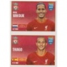 Venta Cromo de Virgil van Dijk y / Thiago Panini Fifa 365 Stickers 2022