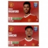 Venta Cromo de Marcus Rashford y Jadon Sancho Panini Fifa 365 Stickers 2022