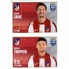 Cromo de Stefan Savić y Kieran Trippier Fifa 365 Stickers 2022