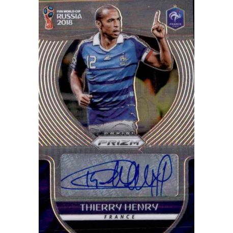 Thierry Henry Prizm Signatures Prizm World Cup 2018