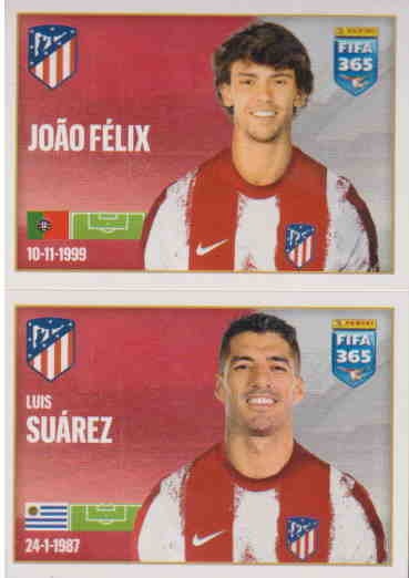 Sticker 10 Panini Fifa 365 2021 Luis Suarez 
