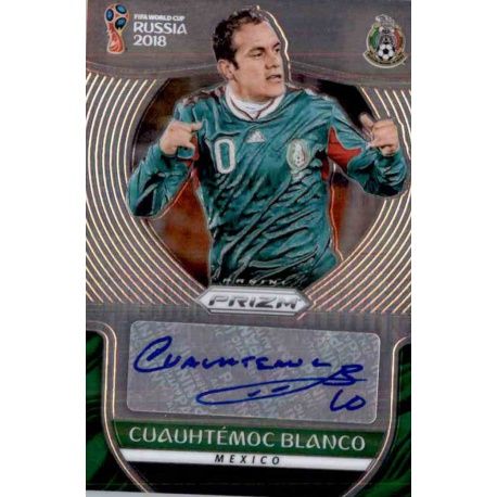 Cuauhtemoc Blanco Prizm Signatures Prizm World Cup 2018