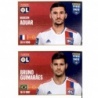 Comprar Cromo Houssem Aouar y Bruno Guimarães Fifa 365 Stickers 2022