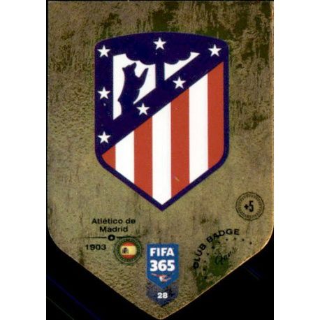 Escudo Atlético Madrid 28 FIFA 365 Adrenalyn XL