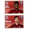 Comprar Cromo Alphonso Davies y Leon Goretzka Panini 365 Stickers 2022