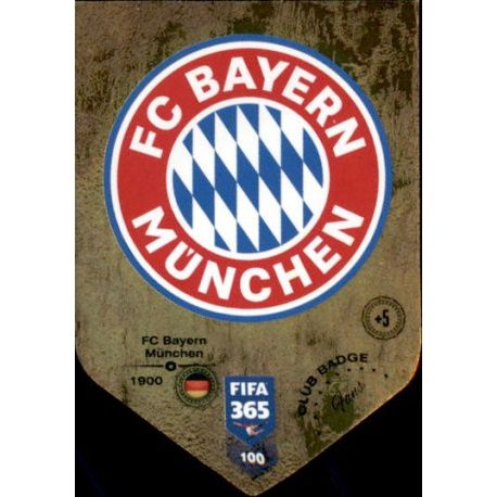 Escudo Bayern München 100 FIFA 365 Adrenalyn XL