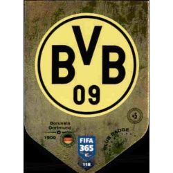 Escudo Borussia Dortmund 118 FIFA 365 Adrenalyn XL