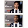Venta Cromo de Giannis Michailidis y Lucas Taylor Fifa 365 Stickers 2022