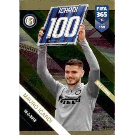 Mauro Icardi Inter Milestone 159 FIFA 365 Adrenalyn XL