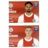 Venta Cromo de Devyne Rensch y Perr Schuurs Panini Fifa 365 Album 2022